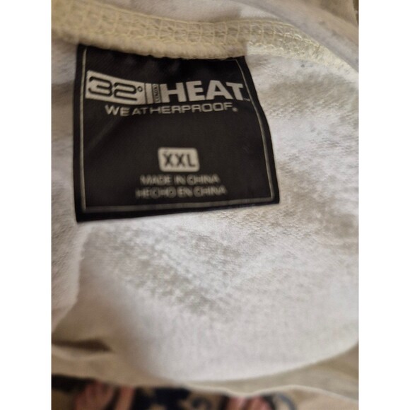 32 Degrees Heat by Weatherproof Quilted Fleece Sweatshirt Heather Gray Sz XXL - Picture 5 of 6